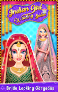 Indian Girl Wedding Salon Game Ảnh chụp màn hình 1