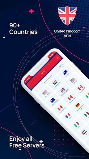 UK Vpn Get United Kingdom IP Capture d'écran 2