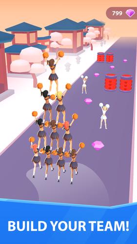 Cheerleader Run 3D 스크린샷 1