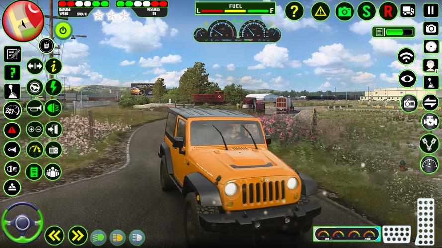 Offroad Jeep Driving Sim 3D應用截圖第1張