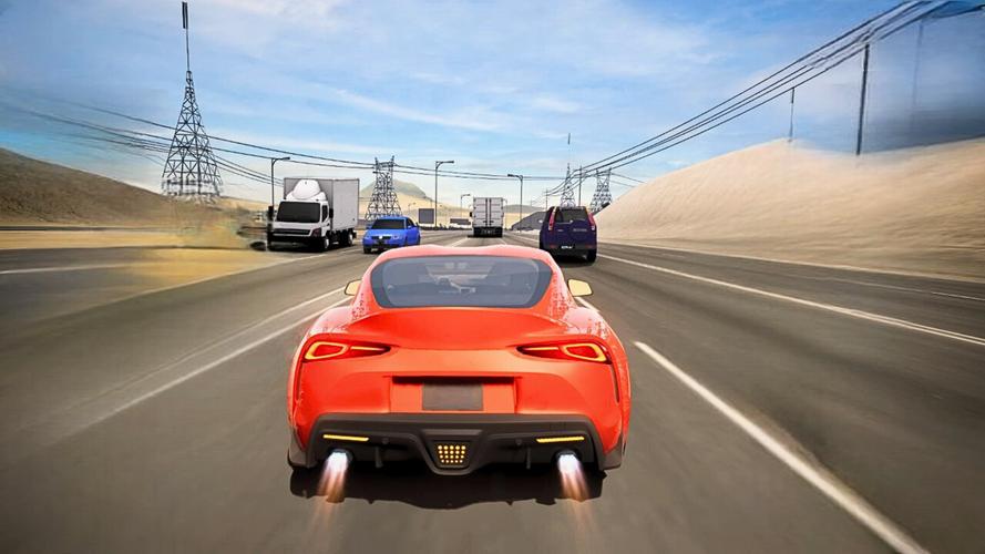 Street Car Racing-Nitro Fire 스크린샷 2