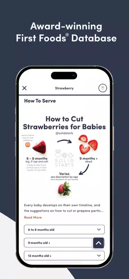 Solid Starts: Baby Food App Captura de tela 2