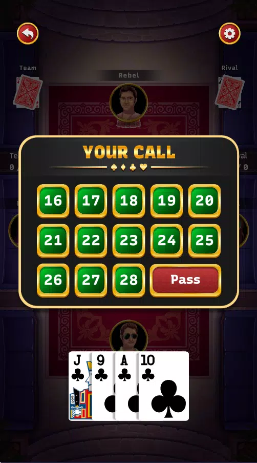 29 King Card Game Offline Tangkapan skrin 2