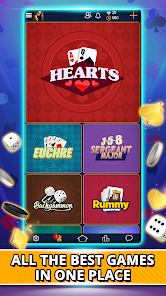 VIP Games: Hearts, Euchre Mod Zrzut ekranu 1