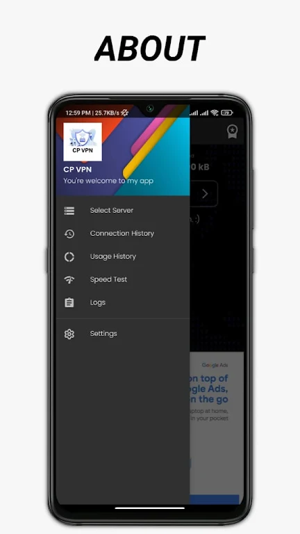 CP VPN Capture d'écran 3