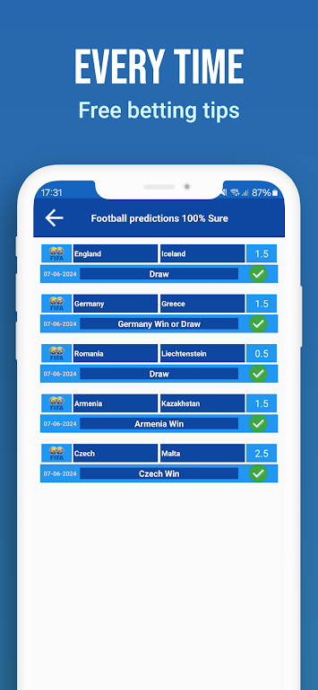Football Prediction 100% Sure Tangkapan skrin 2
