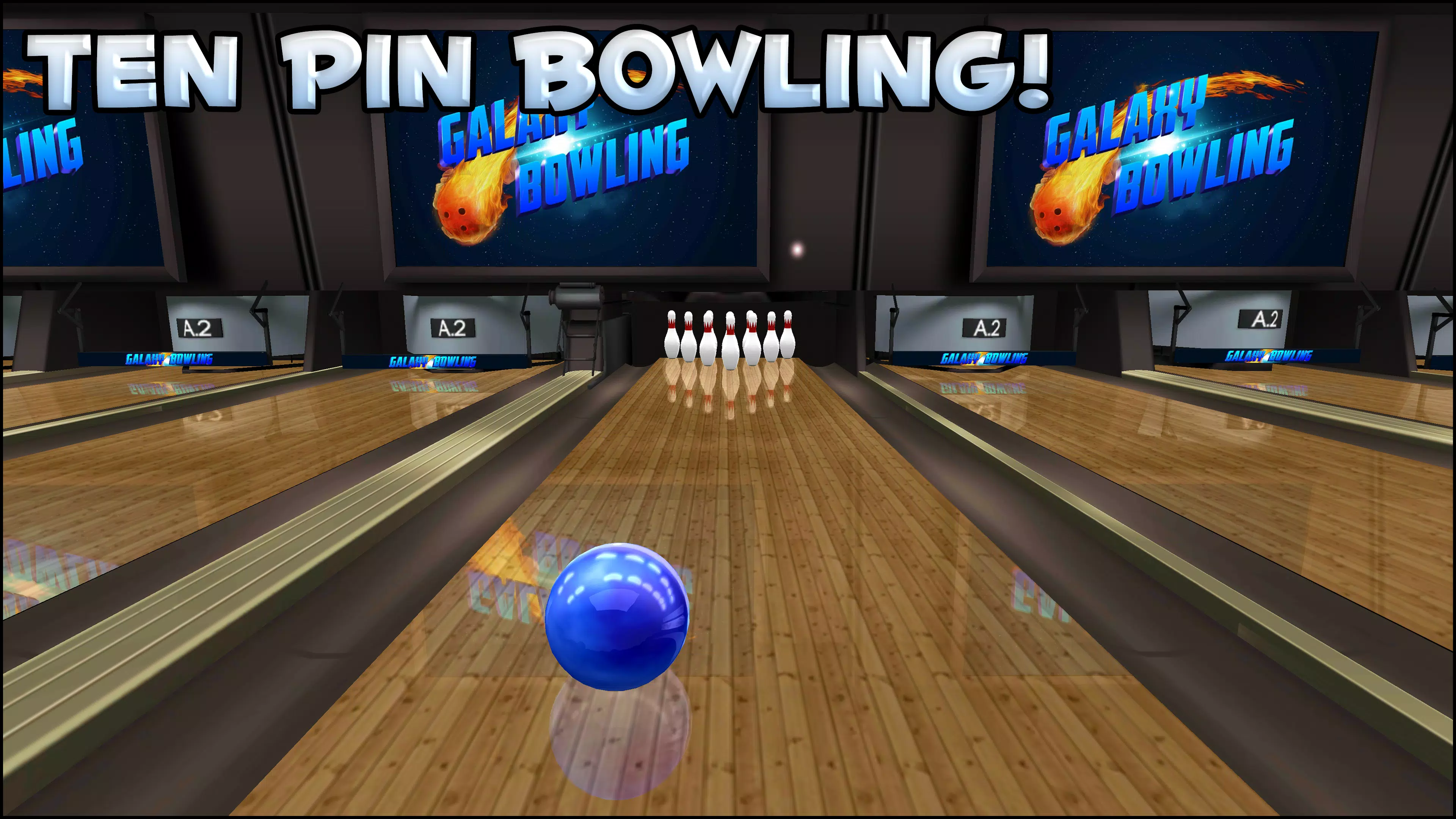 Galaxy Bowling 3D Ảnh chụp màn hình 2