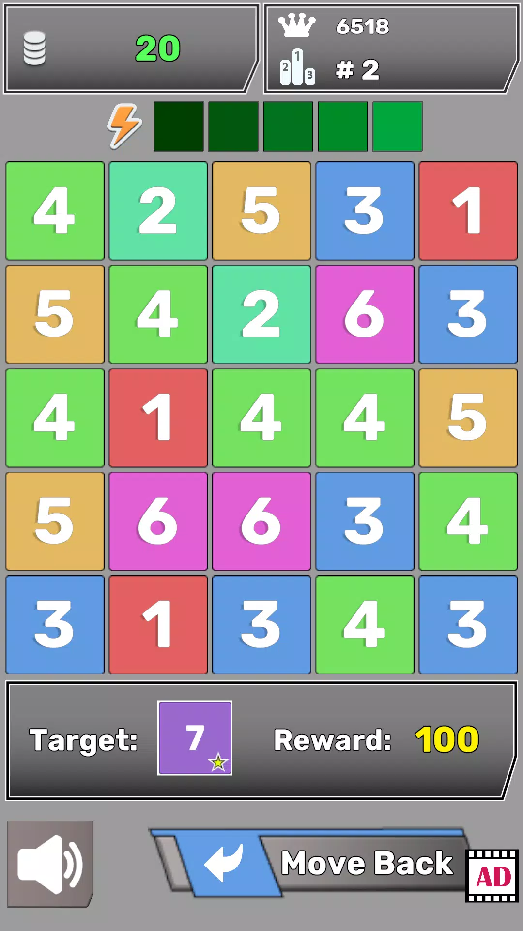 Number Blocks Match Puzzle. スクリーンショット 0