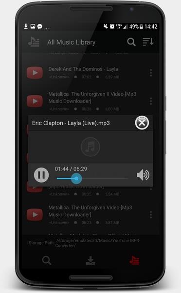 YouTube MP3 Converter ဖန်သားပြင်ဓာတ်ပုံ 0