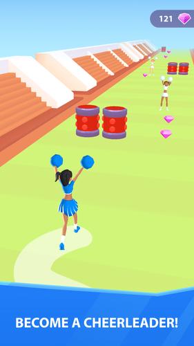 Cheerleader Run 3D 스크린샷 0