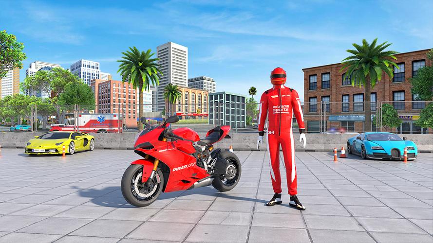 Schermata Moto Race: Bike Racing Games 0