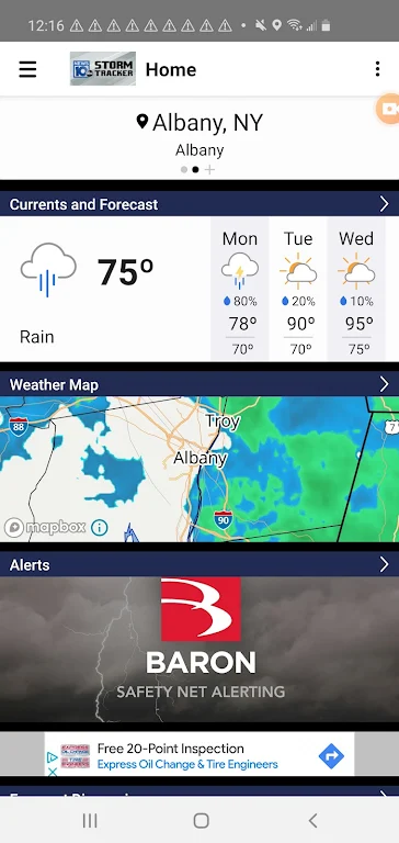 WTEN Storm Tracker - NEWS10 ภาพหน้าจอ 0