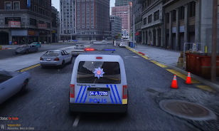 Mini Van Police Simulator Game ဖန်သားပြင်ဓာတ်ပုံ 2