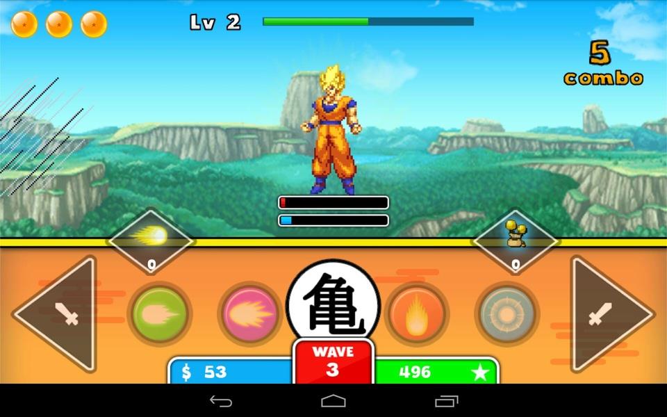 Schermata Goku Saiyan Warrior 2