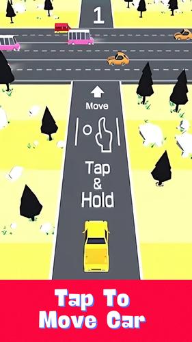 Traffic Road Cross Fun Game Ekran Görüntüsü 0