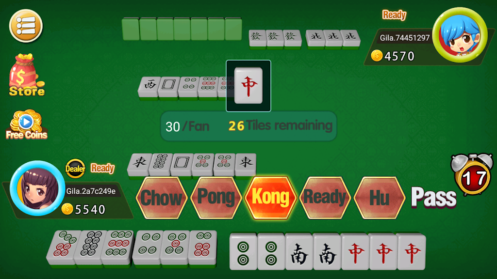 Schermata Mahjong 2P: competition 0