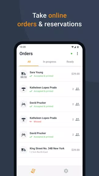 Restaurant Order-Taking App Captura de pantalla 0