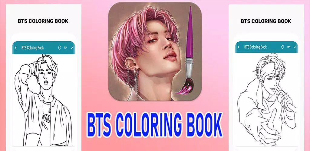 BTS Coloring Book Captura de pantalla 0