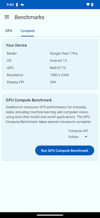 Geekbench 6 ဖန်သားပြင်ဓာတ်ပုံ 2