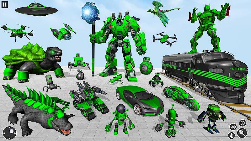 Turtle Robot Car Game 3d Tangkapan skrin 2