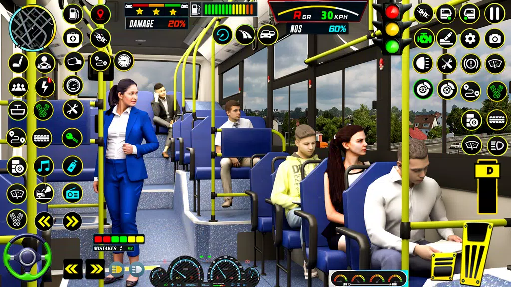 Bus Simulator Travel Bus Games स्क्रीनशॉट 2