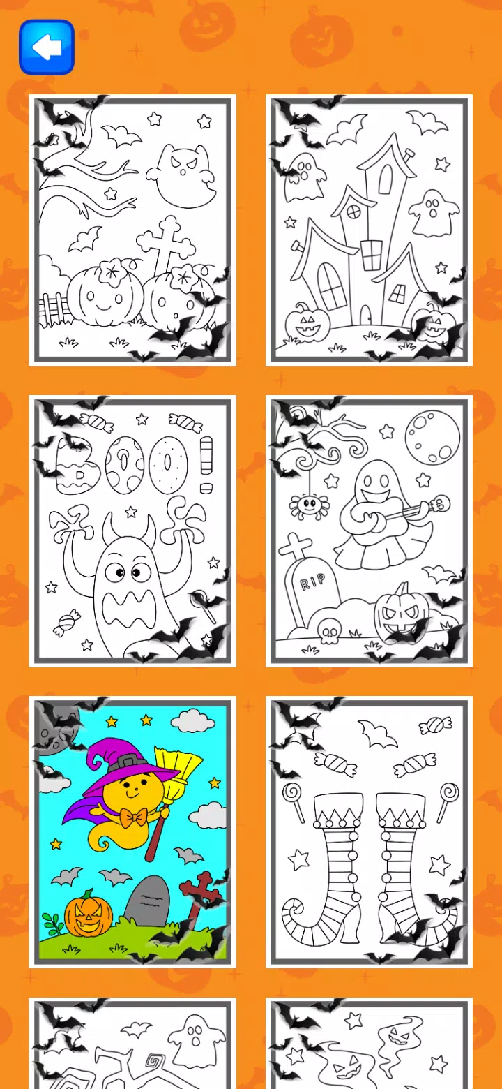 Halloween Coloring Game スクリーンショット 3