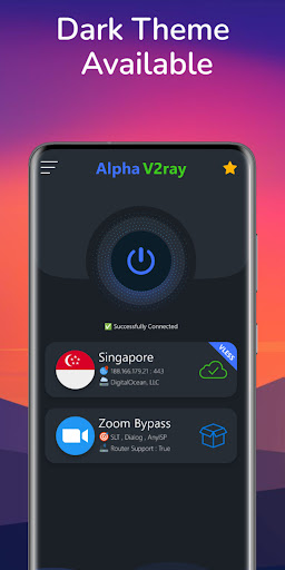 Alpha V2ray - Tunnel VPN Captura de tela 2