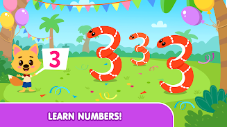 Numbers learning game for kids स्क्रीनशॉट 1