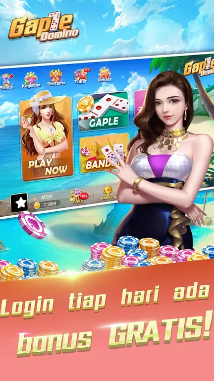 Domino Gaple: QQ 99 dan Texas Lokal Indo Tangkapan skrin 0