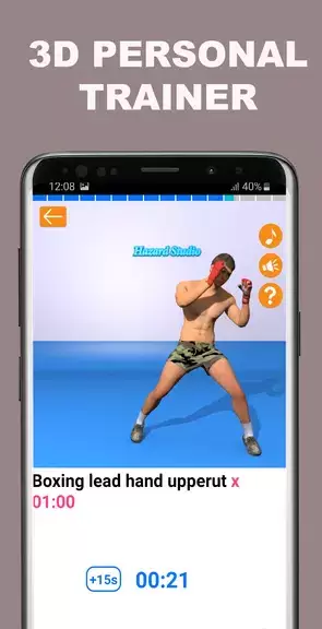 Kickboxing fitness Trainer Ekran Görüntüsü 3