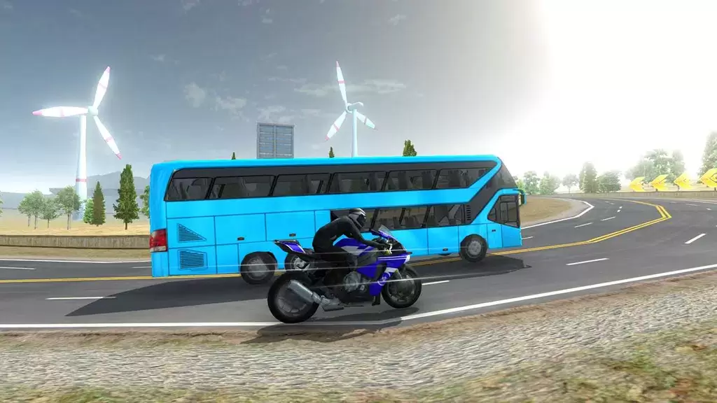 Bike VS Bus Racing Games ภาพหน้าจอ 3