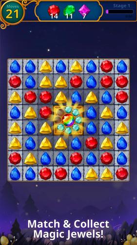 Jewels Magic: Mystery Match3 Capture d'écran 0