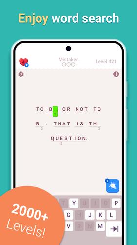Cryptogram Letters and Numbers ဖန်သားပြင်ဓာတ်ပုံ 1