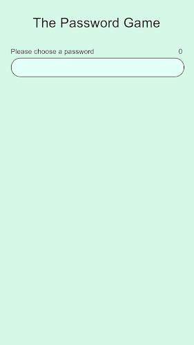 The Password Game Ảnh chụp màn hình 0