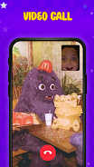 Grimace Fake Call Prank Zrzut ekranu 1