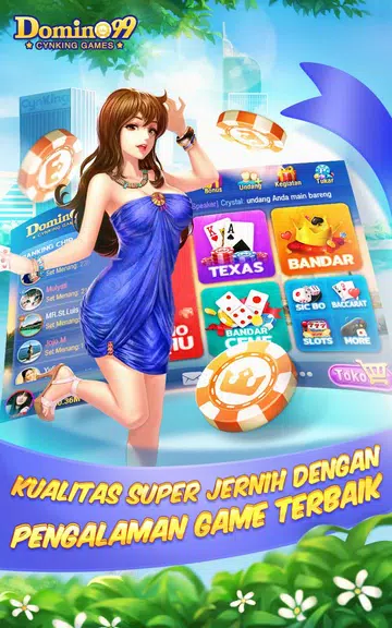 Domino QiuQiu Free - No. 1 di Indonesia Tangkapan skrin 0