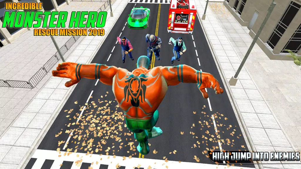Incredible Monster Superhero Crime City 2018 Captura de pantalla 1