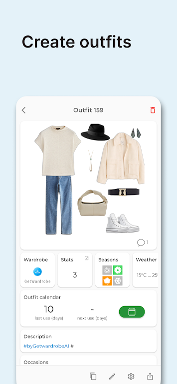 Schermata GetWardrobe Outfit Maker 0