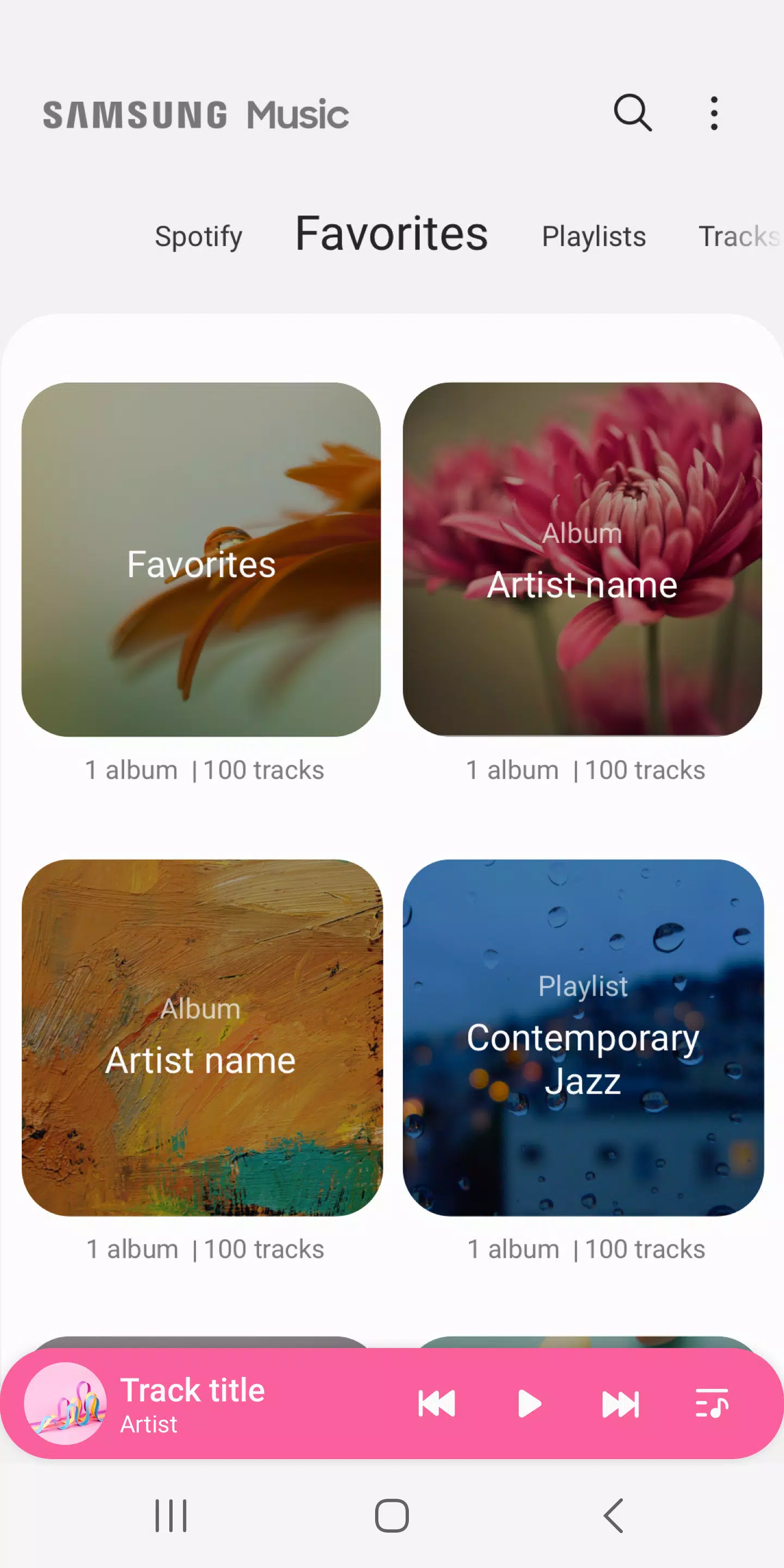 Samsung Music Zrzut ekranu 2