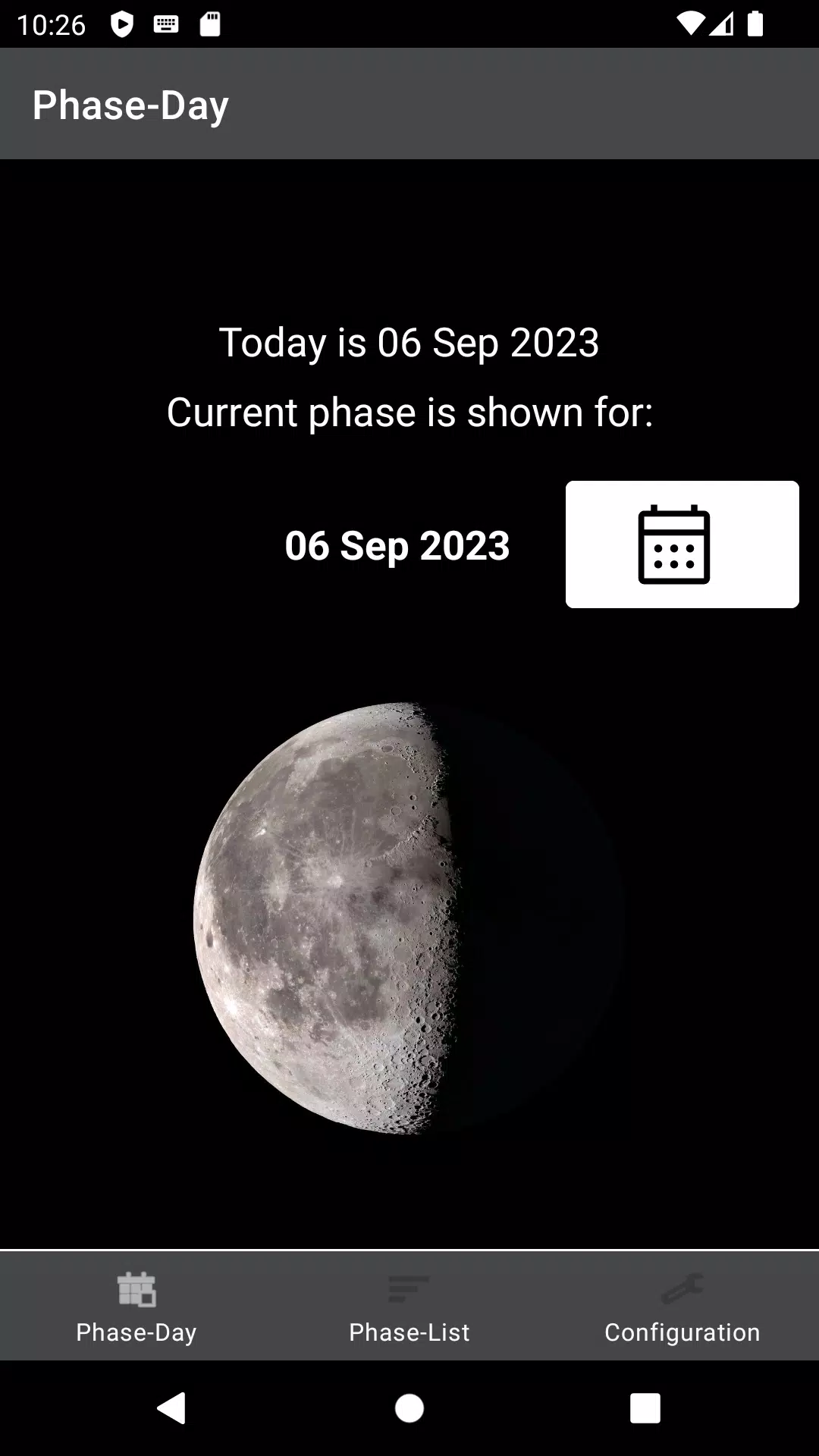 Moon Phases Widget स्क्रीनशॉट 0