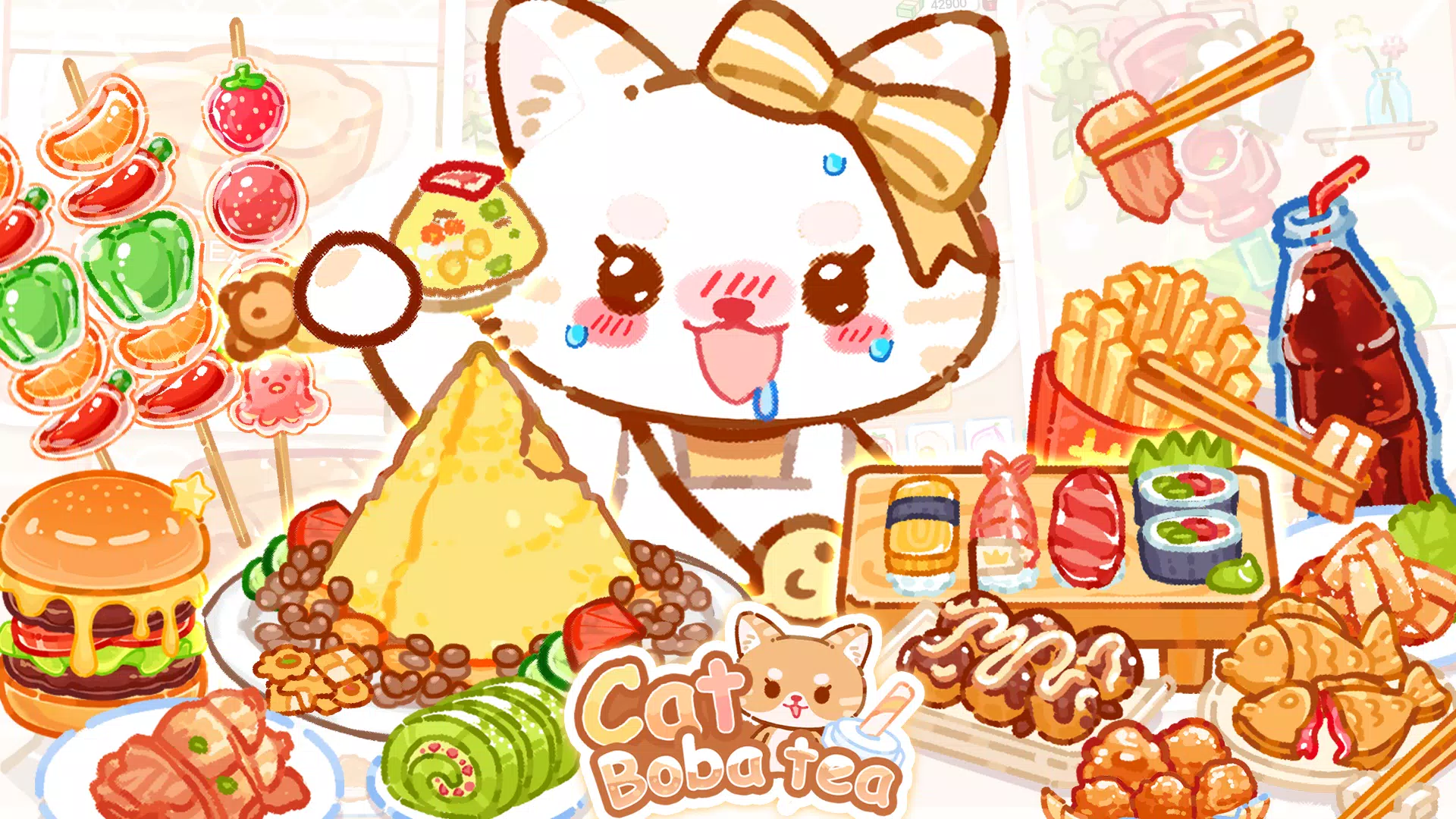 Cat Boba Tea Ảnh chụp màn hình 0