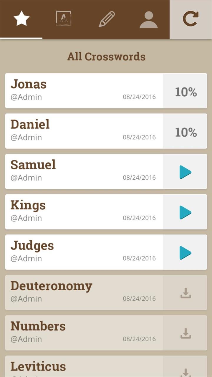 Biblical Crosswords ภาพหน้าจอ 1