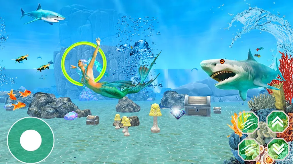 Mermaid Princess simulator 3D Tangkapan skrin 2