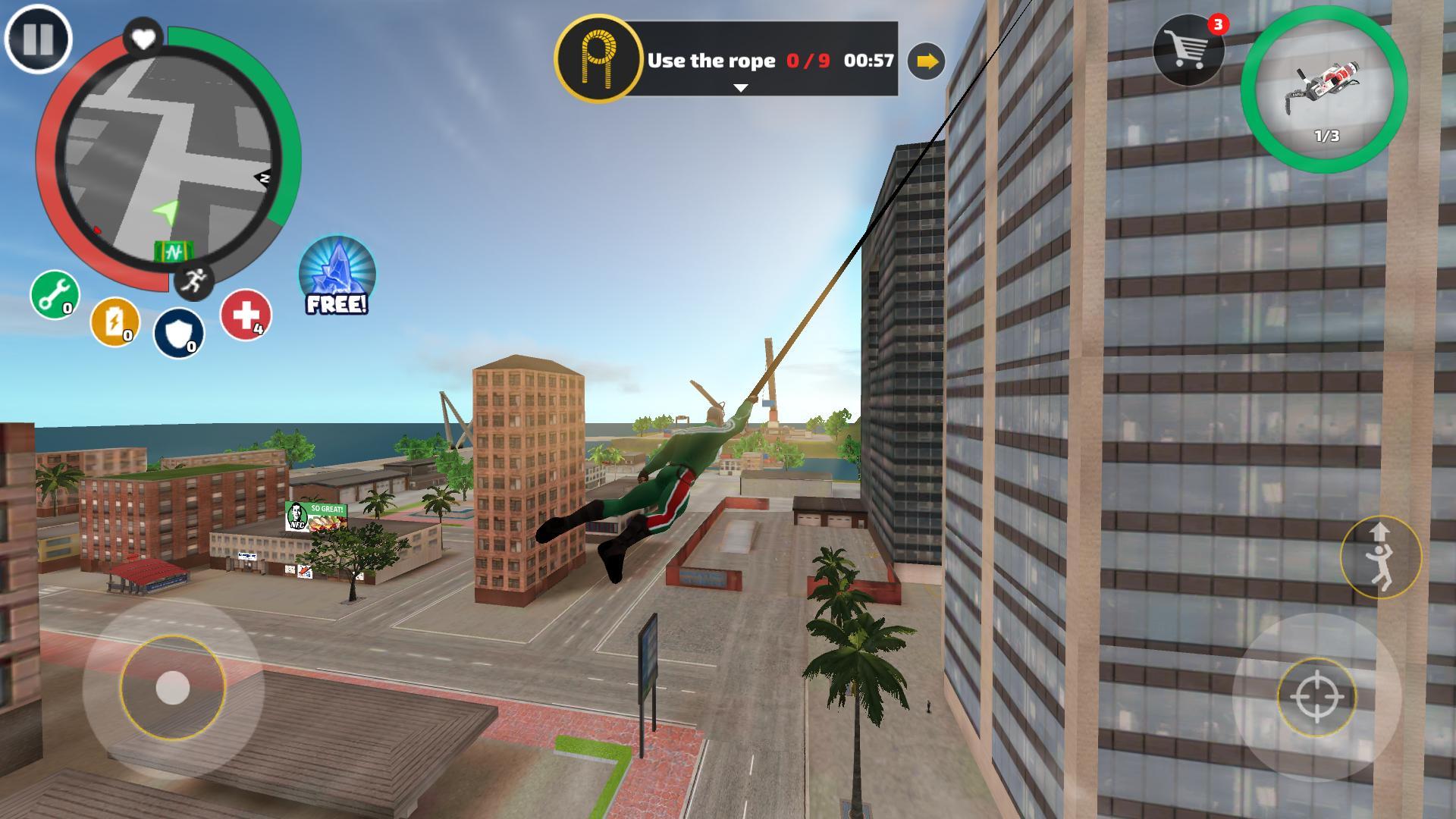 Rope Hero: Vice Town Captura de pantalla 1