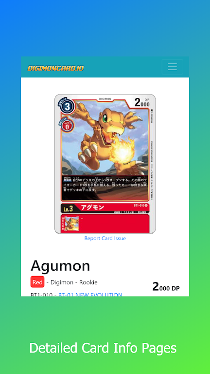 Deck Builder for Digimon TCG Capture d'écran 1