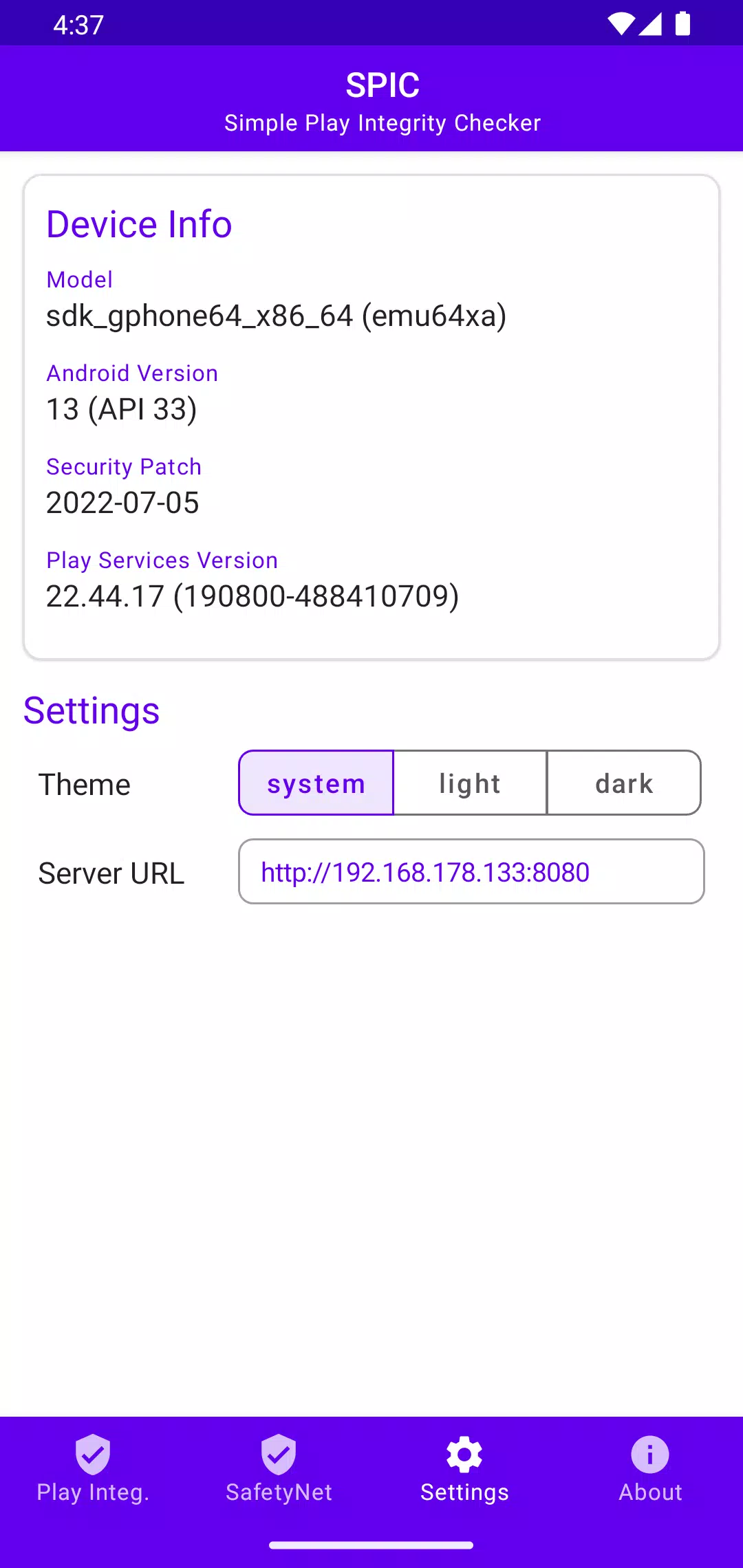 SPIC - Play Integrity Checker ဖန်သားပြင်ဓာတ်ပုံ 2