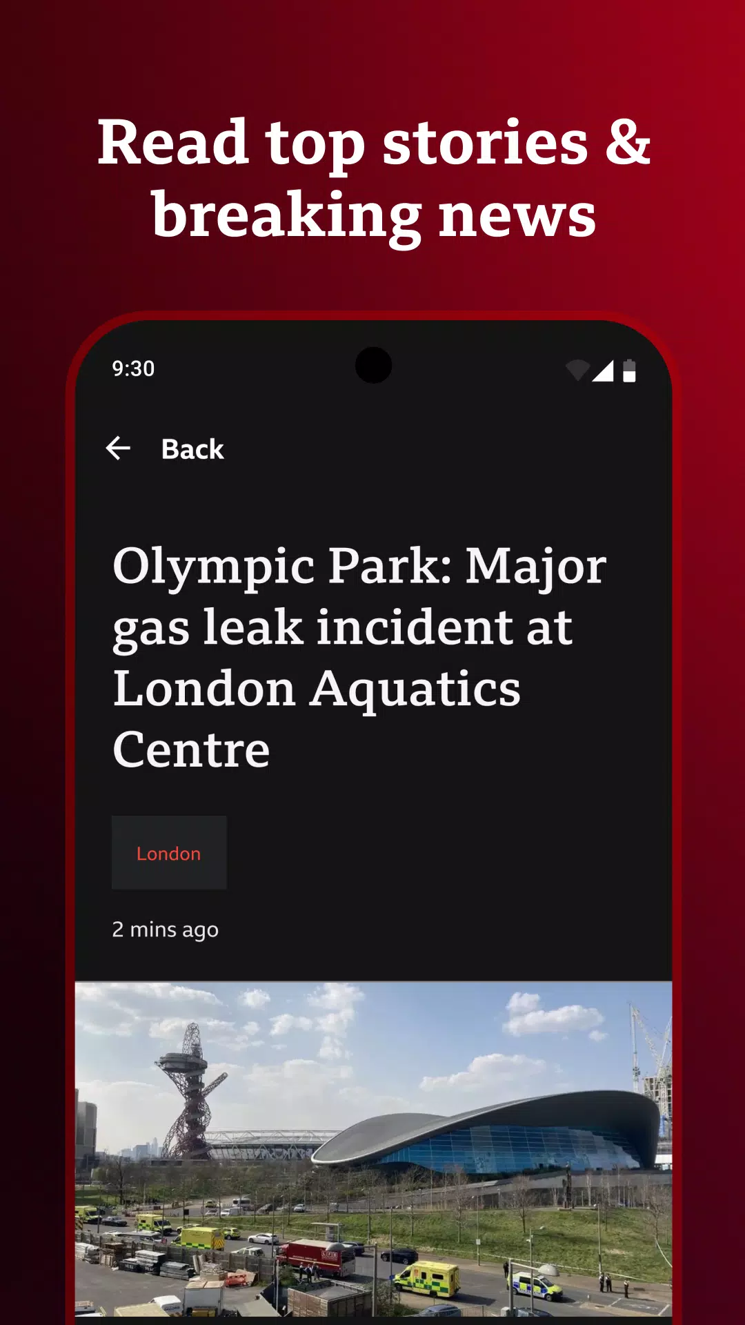 Schermata BBC News 1