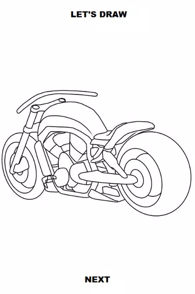 Draw Motorcycles: Cruiser應用截圖第3張