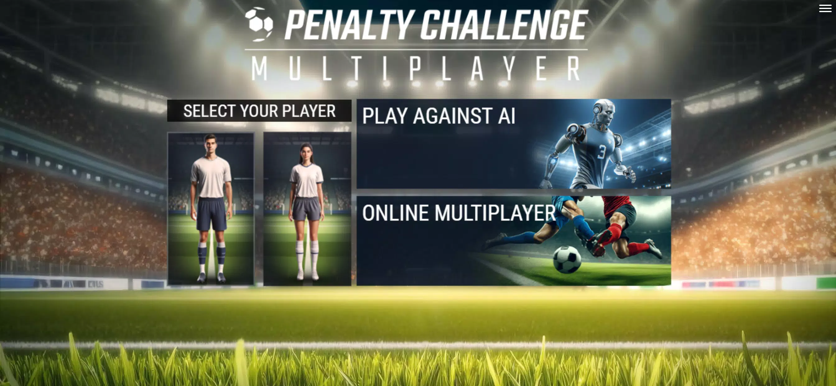 Penalty Challenge Multiplayer ဖန်သားပြင်ဓာတ်ပုံ 0