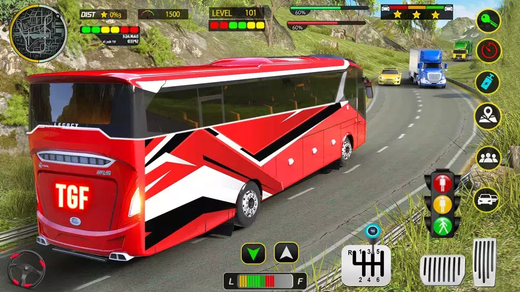 Coach Bus 3D Driving Games Tangkapan skrin 0